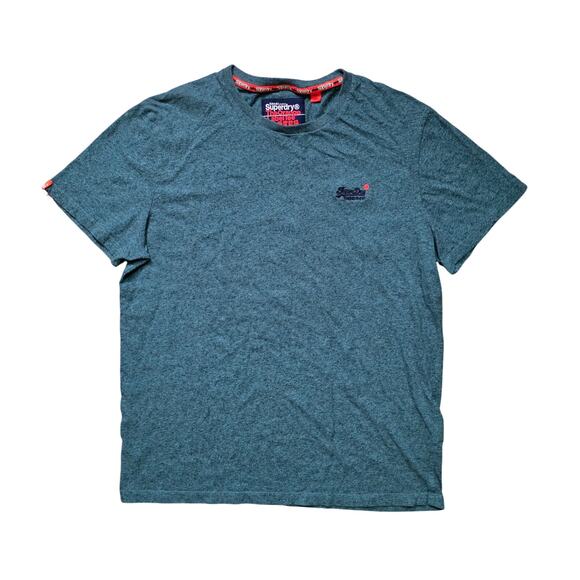 Superdry Orange Label Classic T-Shirt Men’s XXL Navy Blue - Picture 1 of 8